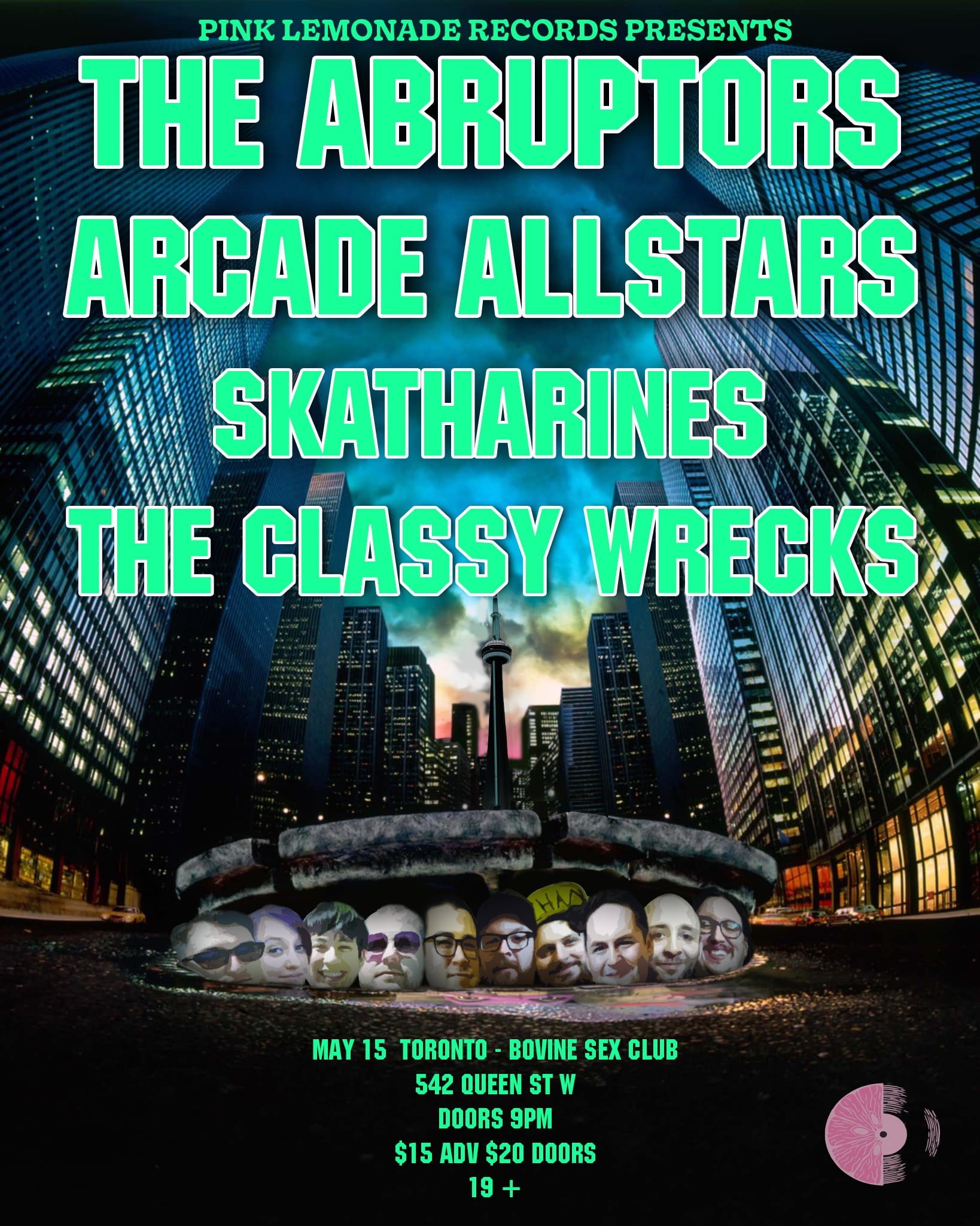The Abruptors & Arcade Allstars at The Bovine