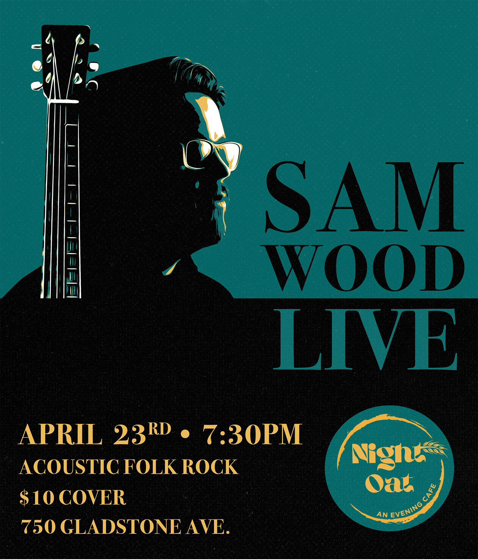 Sam Wood Live at Night Oat