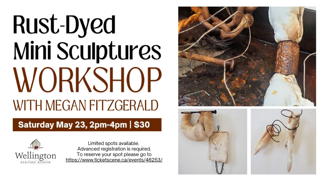 Rust-Dyed Mini Sculptures Workshop