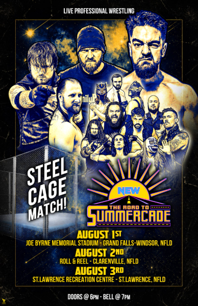 NEW MONDAY, August 3rd ST LAWRENCE (Rec Center) Road to SummerCade